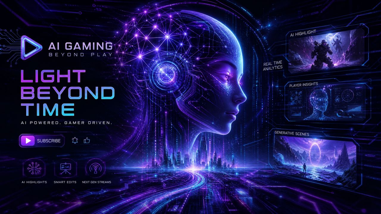 网红主播 AI赋能游戏视频创作